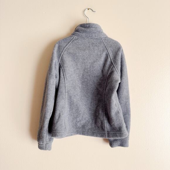 Columbia Grey Full Zip Fleece Jacket - Youth XS Outdoor Gorp - Picture 6 of 7
